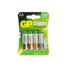 GP SUPER ALKALINE GP15A-U4 4xAA БАТАРЕЯ