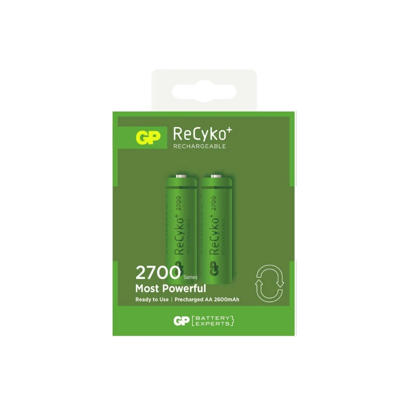 GP RECYKO+ GP270AAHCE-2GBE2 2700MAH 2xAA BATAREÝ