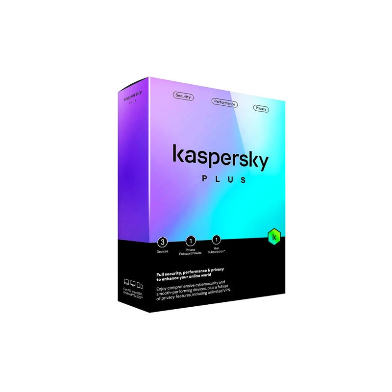 ANTIWIRUS KASPERSKY PLUS 2023 3 PC (1 YEAR)