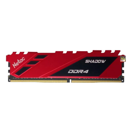 RAM FOR PC NETAC SHADOW DDR4-3200 MHz 8 GB (RED)