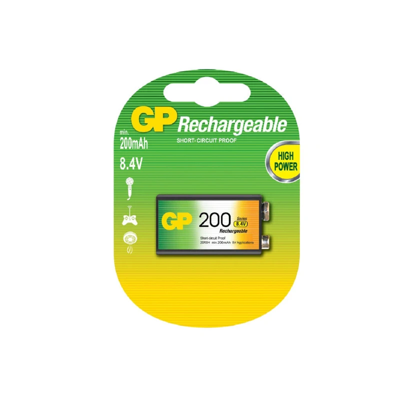 GP 20R8H-U1 200mAh 1x6F22 БАТАРЕЯ