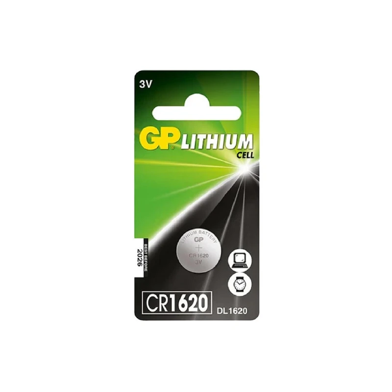 GP LITHIUM CR1620-U5 COIN 1xCR1620 БАТАРЕЯ