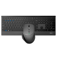 KEYBOARD + MOUSE KIT RAPOO 9500M ULTRA SLIM