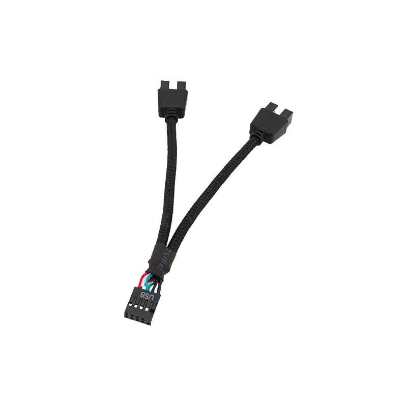КАБЕЛЬ ПЕРЕХОДНИК USB 2.0 ДЛЯ ПЕРЕДНЕЙ ПАНЕЛИ КОРПУСА ПК