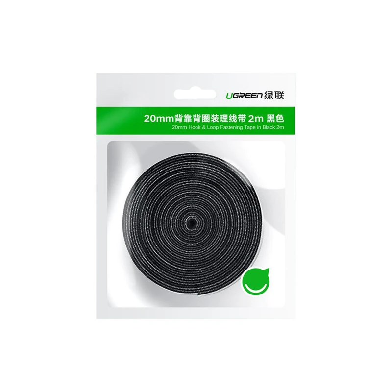 UGREEN LP124 2M СТЯЖКА-ЛИПУЧКА ДЛЯ ПРОВОДОВ