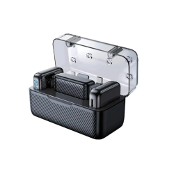 PROFESSIONAL LAPEL MICROPHONE POWEROLOGY DUAL MICROPHONE