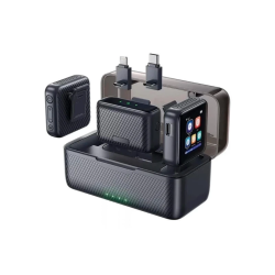 PROFESSIONAL LAPEL MICROPHONE POWEROLOGY DUAL MICROPHONE