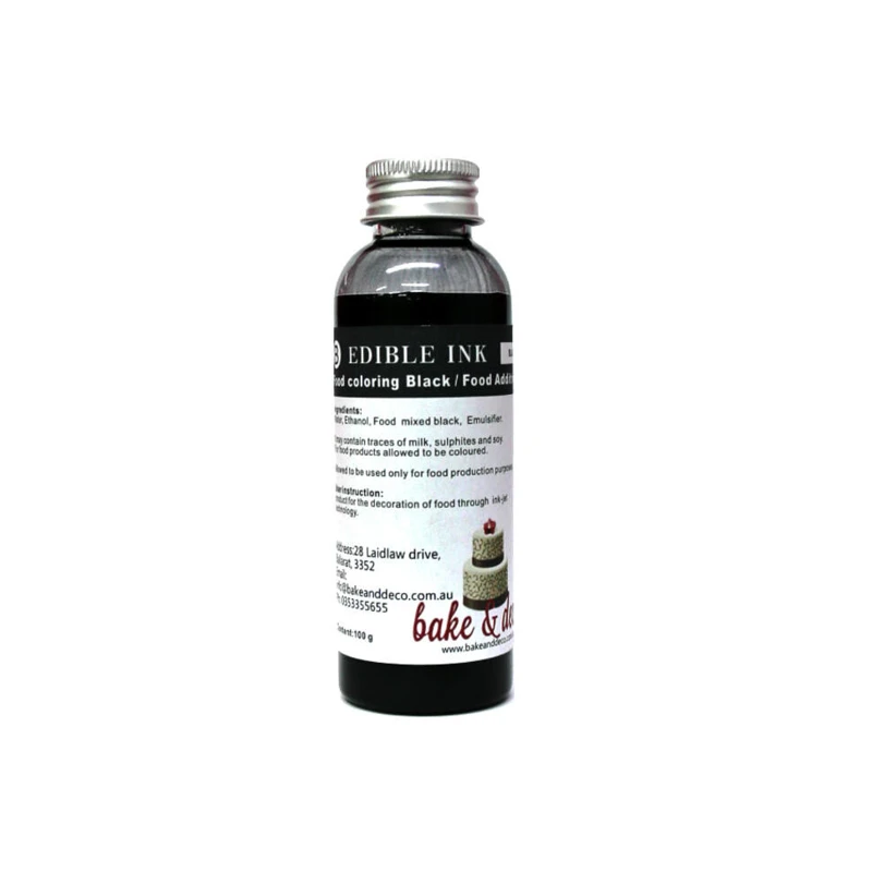 INK FOR FOOD PRINTER 100ML BLACK