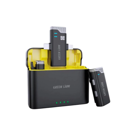 LAPEL MICROPHONE GREEN LION 3 IN 1