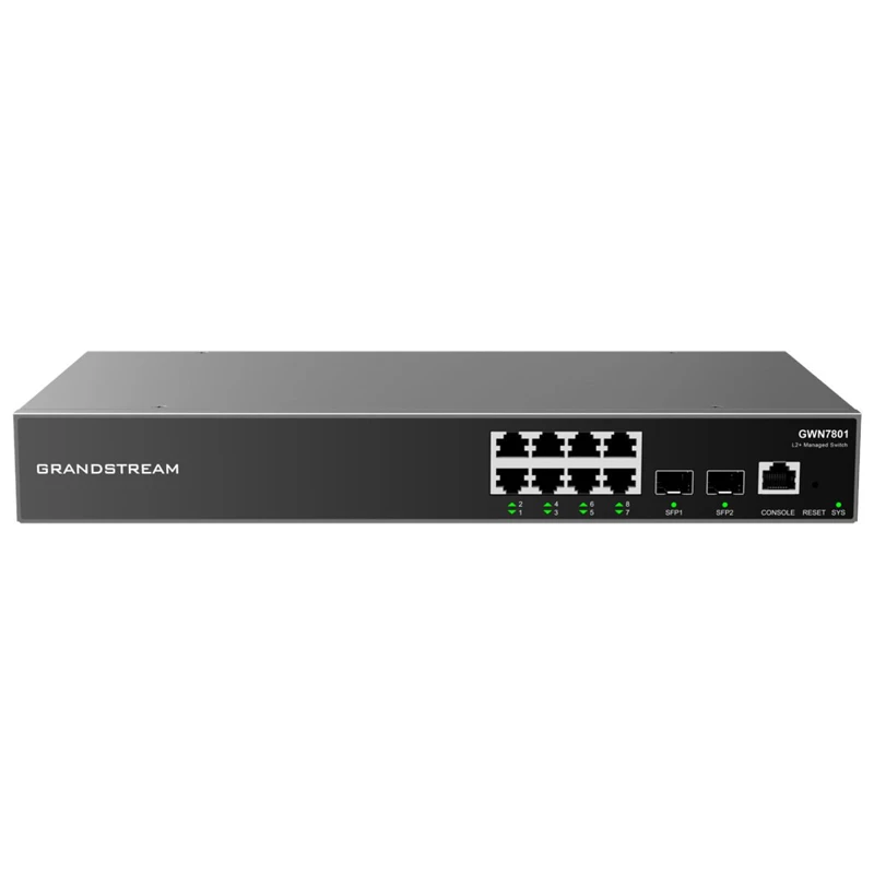 GRANDSTREAM GWN7801P POE LEVEL 2 (8 PORT) MANAGED NETWORK SWITCH
