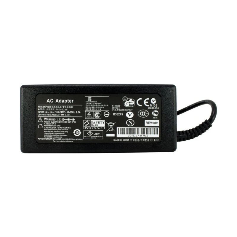 AC ADAPTER FOR LENOVO 20V 3.25A 4x1.7