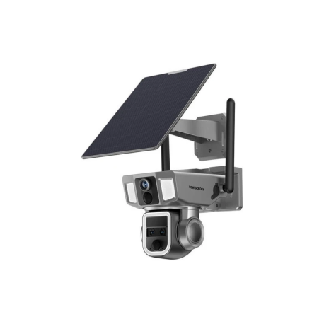 POWEROLOGY 4G/WIFI 360° DUAL LENS OUTDOOR CAMERA IP-KAMERA