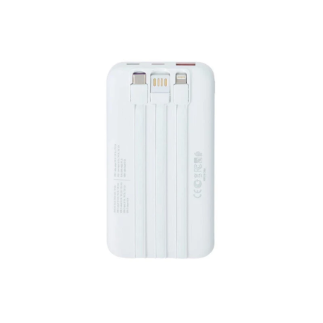 POWER BANK RIVACASE VA2211 10000 mAh (WHITE)