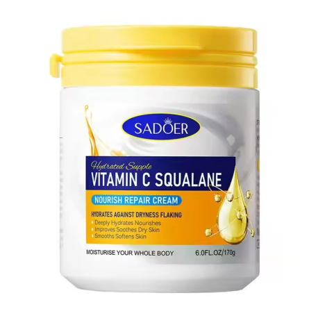 SADOER VITAMIN C + SQUALANE MOISTURIZING & REPAIR FACE CREAM 170 G