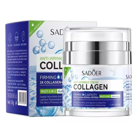 SADOER ANTI-WRINKLE RETINOL COLLAGEN FACE CREAM 50 G