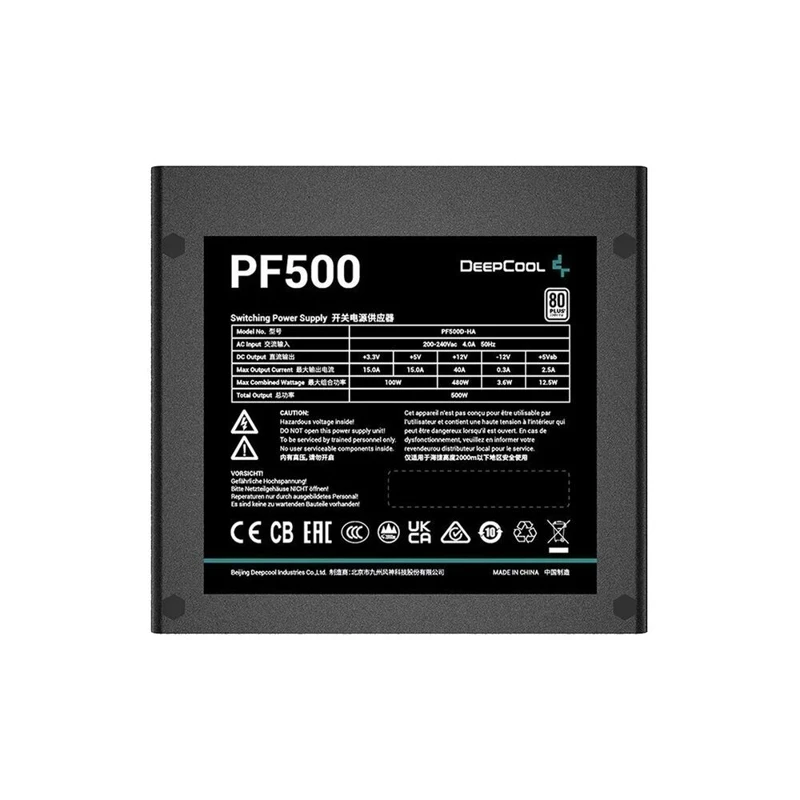 DEEPCOOL PF500 80+ PK ÜÇIN PSU