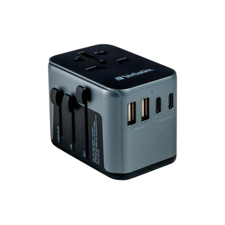UNIVERSAL POWER ADAPTER VERBATIM UNIVERSAL TRAVEL ADAPTER