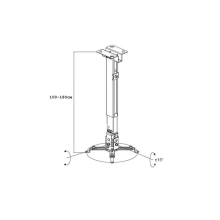 PROJECTOR CEILING MOUNT 100-180 SM