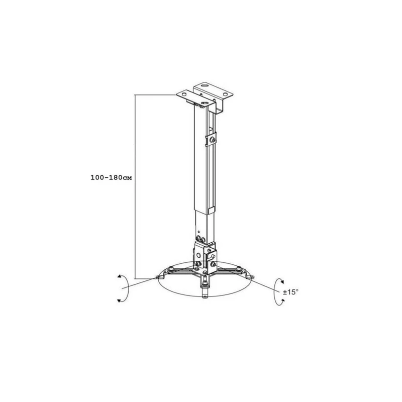 PROJECTOR CEILING MOUNT 100-180 SM