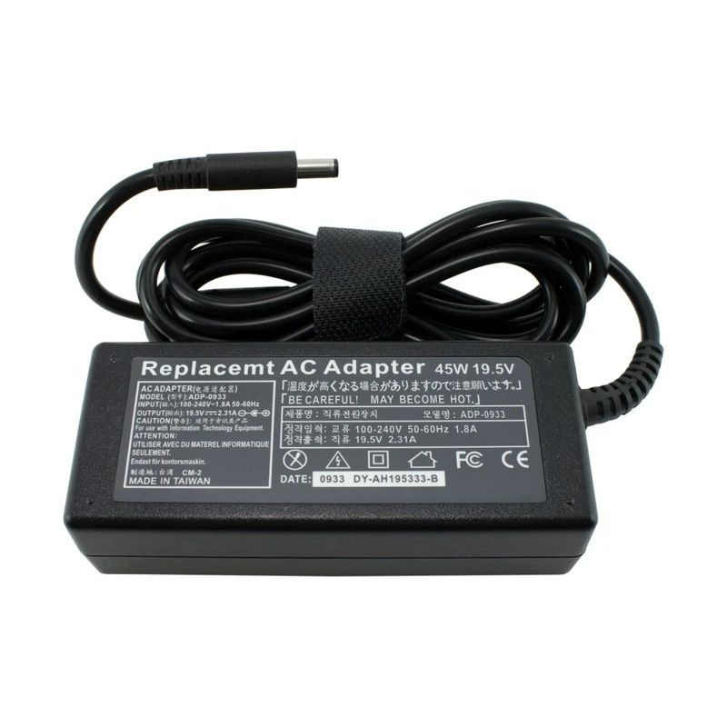 AC ADAPTER FOR DELL 19.5V 2.31A 4.5x3.0 mm