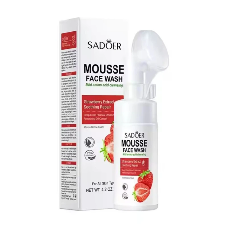 SADOER STRAWBERRY AMINO ACID CLEANSING FOAM 120 ML