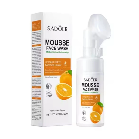 SADOER ORANGE VC MOUSSE FACE WASH 120 ML