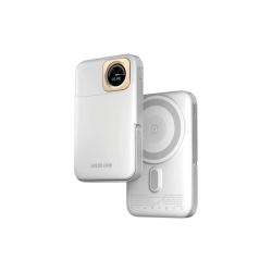 POWER BANK GREEN LION VOLT GAUGE 10K (WHITE)