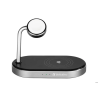 Беспроводное ЗУ Verbatim WCS-02 Aluminium 3-in-1 Qi MFi Wireless, Apple Watch, QC 3.0 Charge