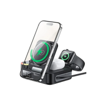 Беспроводное ЗУ Yesido DS38 8-в-1 с RGB-подсветкой (PD, PDO, PPS, QC)