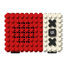 Колонка Porodo Soundtec MiniBlock Portable Stereo Speaker (Red)