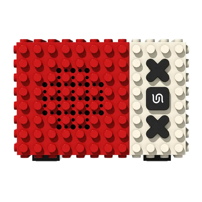 Колонка Porodo Soundtec MiniBlock Portable Stereo Speaker (Red)