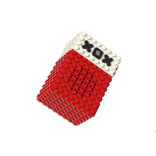 Колонка Porodo Soundtec MiniBlock Portable Stereo Speaker (Red)