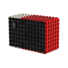 Колонка Porodo Soundtec MiniBlock Portable Stereo Speaker (Red)