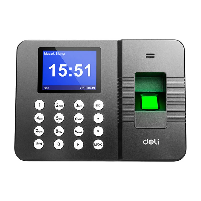 Биометрический терминал учета времени Deli 3960