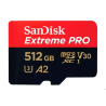 MICRO SD SANDISK EXTREME PRO MICROSDXC 512 GB WITH ADAPTER SD