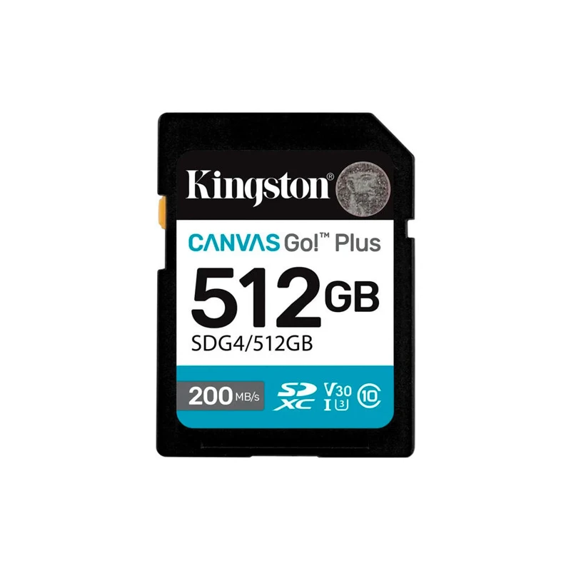 KINGSTON CANVAS GO PLUS SD 512 GB ÇIP ÝAT
