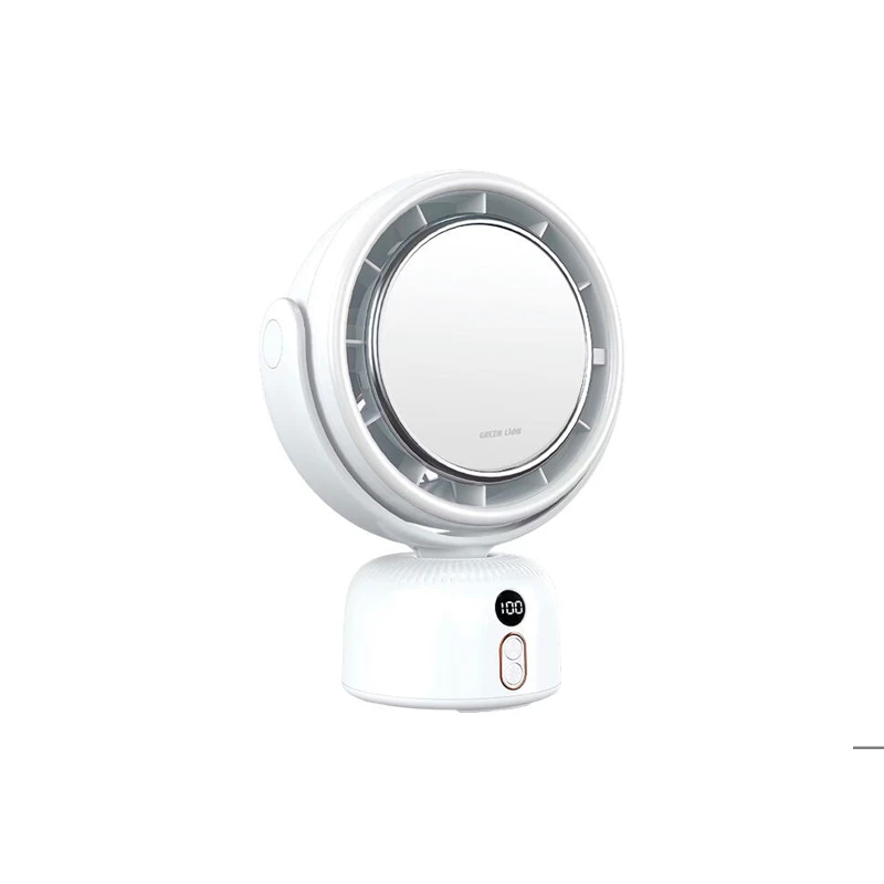 Зеркало Green Lion Makeup Mirror Fan (White)