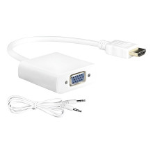 ADAPTER HDTV TO VGA + AUX