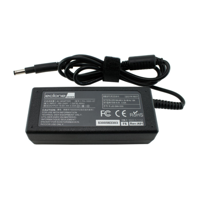 AC ADAPTER FOR HP 19.5V 3.33A 4.8x1.7