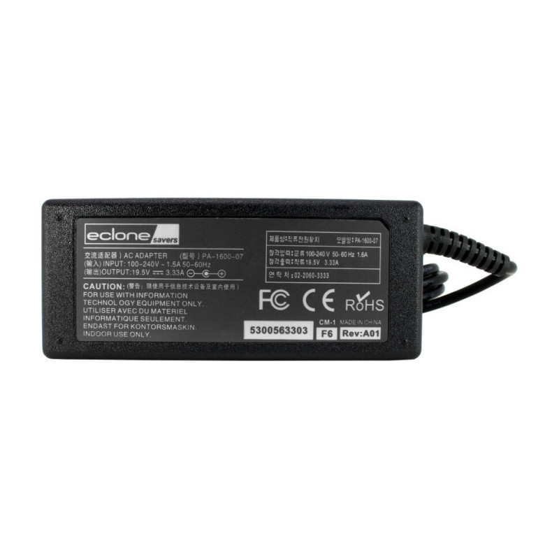 AC ADAPTER FOR HP 19.5V 3.33A 4.8x1.7