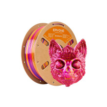 Филамент радужный шелковый для 3D принтера Eryone Rainbow Silk PLA Filament 1.75мм 1 кг (Inferno)