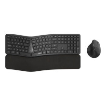 RAPOO 8810ME ERGONOMIC (DARK GRAY) KLAWIATURA+SYÇANJYK TOPLUMY