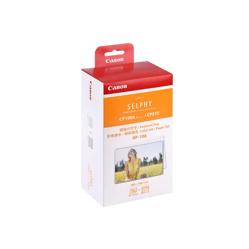 CANON RP-108 SELPHY COLOR INK PAPER SET 108 SURAT KAGYZY WE KARTRIJ