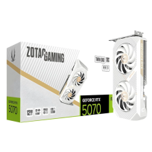 VGA ZOTAC GAMING GEFORCE RTX 5070 TWIN EDGE OC WHITE EDITION 12 GB 192BIT GDDR7