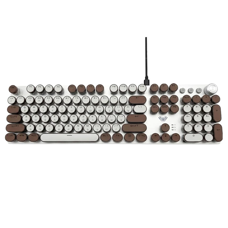 AULA F2088 (WHITE-BROWN) ИГРОВАЯ КЛАВИАТУРА