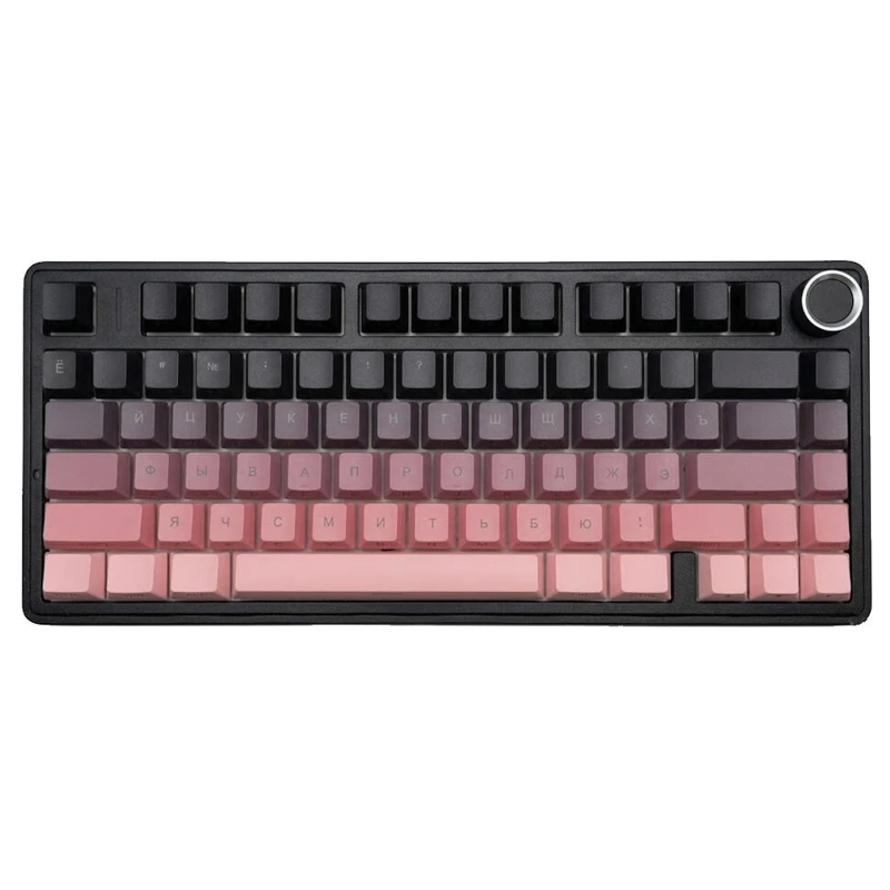GAMING KEYBOARD AULA F75 PRO BLACK-PINK