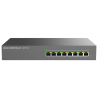 GRANDSTREAM GWN7701PA 1000 Mbps RJ45 POE+ 8 PORT NETWORK SWITCH