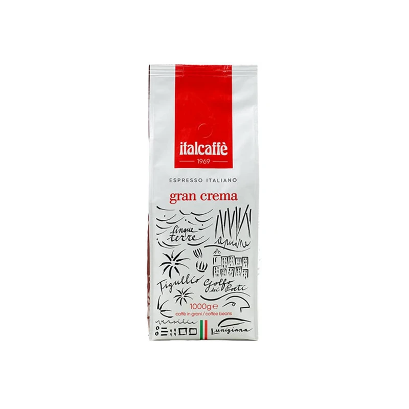 ITALCAFFE GRAN CREMA 1 KГ КОФЕ В ЗЕРНАХ