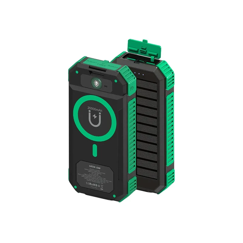GREEN LION SOLAR FLEX 20000 mAh PD 20W ПОРТАТИВНОЕ З/У