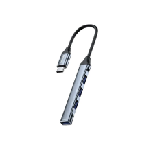GREEN LION 4 IN 1 TYPE-C GN4N11HUSBCBK USB-КОНЦЕНТРАТОР